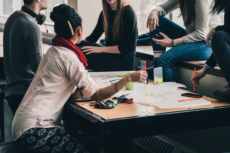 Group of people collaborating